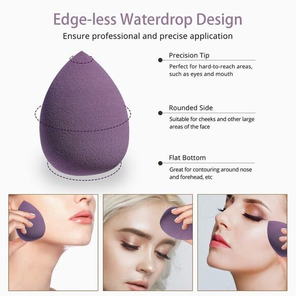 7pc Makeup Sponge Set - Picture 7 of 8